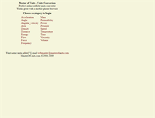 Tablet Screenshot of masterofunits.com